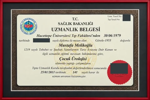 Çocuk ürolojisi uzmanlığı
